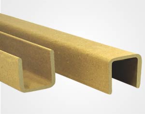 U karton profil teknik detay — lamine yapı ve pürüzsüz iç yüzey gösterimi | Arpack Ambalaj